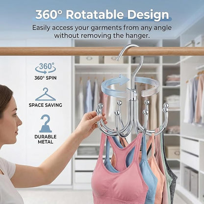 Rotatable Belt Hanger & Closet Organizer, 2 Pack - Image 5