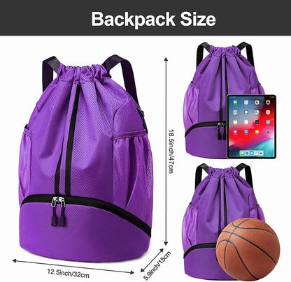 Hoedia Sports Drawstring Backpack - Image 6
