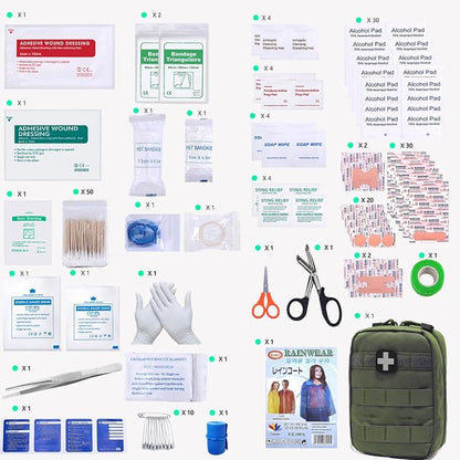 Carlebben EMT MOLLE Ifak Pouch Tactical MOLLE Medical First Aid Kit Utility - Image 2