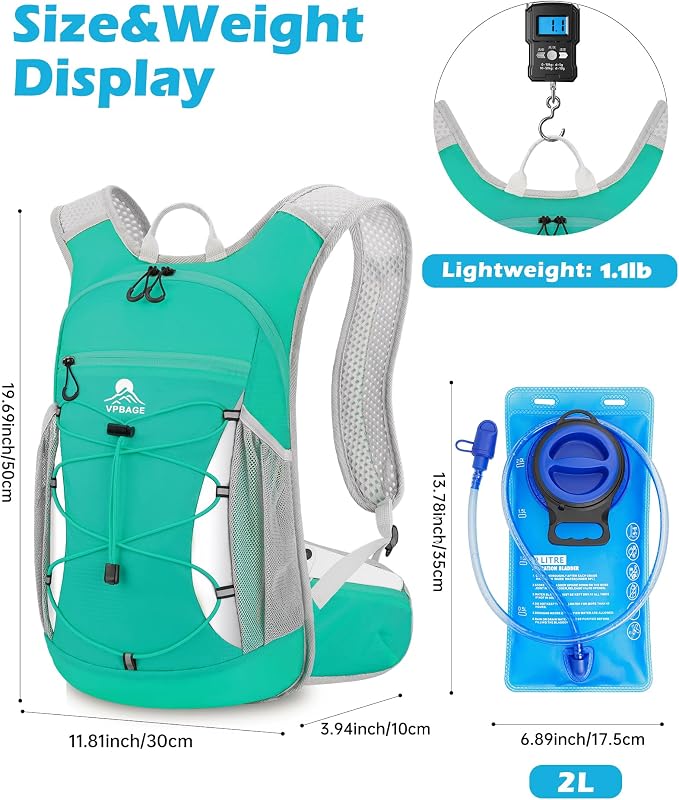 Hydration Backpack with 2L Water Bladder - Image 2