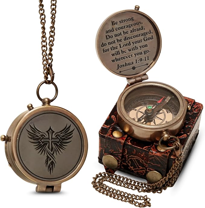 Handmade Brass Antique Compass - Image 2