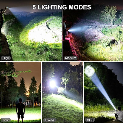 Lylting Rechargeable LED Flashlights High Lumens, 000 Lumens Super Bright - Image 4