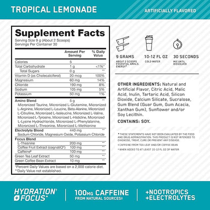 Optimum Nutrition Amino Energy Powder Plus Focus, - Image 2