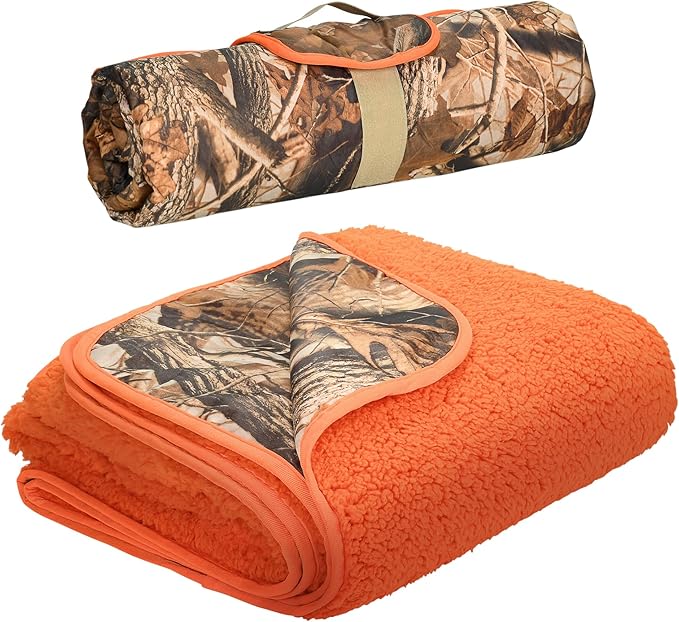 Tirrinia Large Waterproof Outdoor Blanket, Soft Warm Windproof Stadium Blanket by Tirrinia