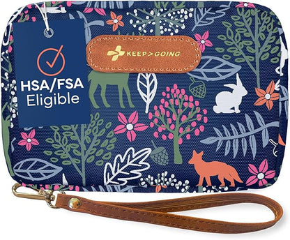 KeepGoing Travel First Aid Kit for Kids – 130 Pc. for Car, Diaper Bag & Backpack by KEEP%3EGOING