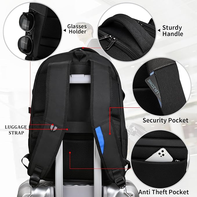 DUSLANG 17 Inch Laptop Backpack - Image 9