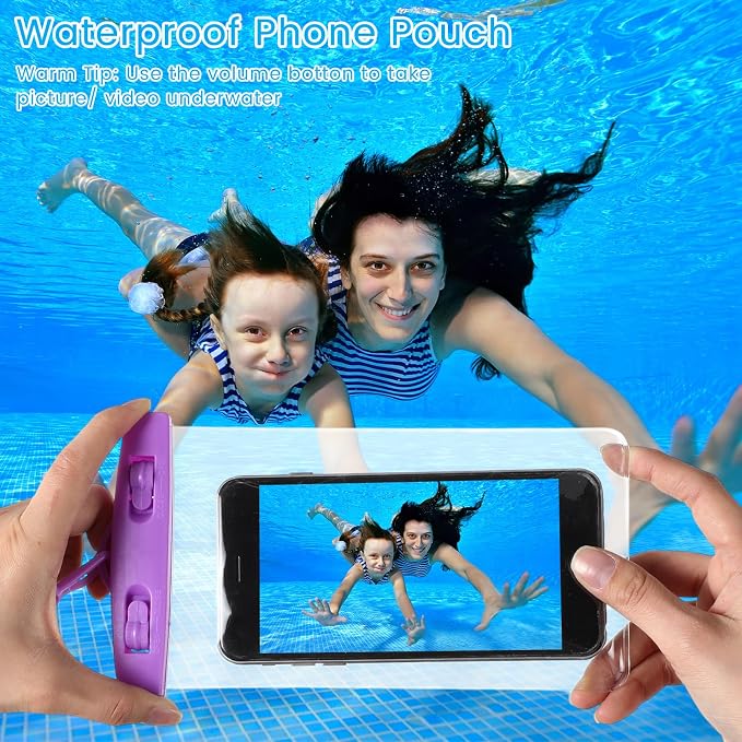Flutesan 40 Pack Universal Clear Waterproof Phone Pouch Cell Phone Pouch Dry - Image 5