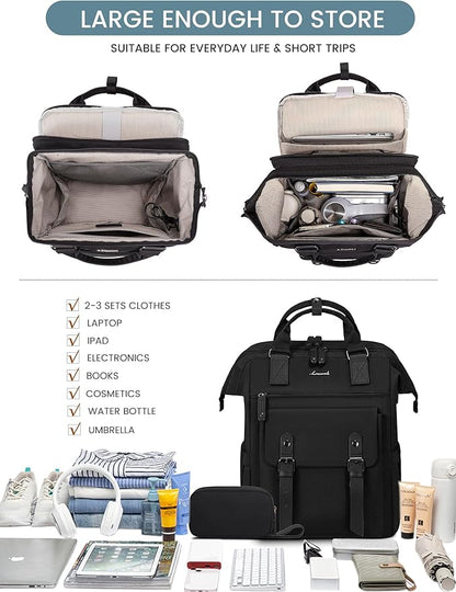 LOVEVOOK Laptop Backpack for Women, Work Backpack - Image 3