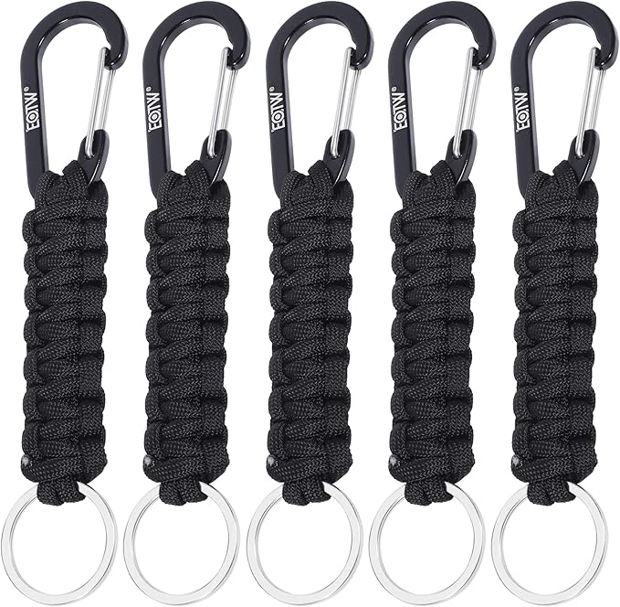 EOTW Paracord Keychain for Men Women Paracord Carabiner Backpack Keychain by EOTW