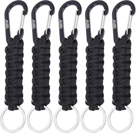 EOTW Paracord Keychain for Men Women Paracord Carabiner Backpack Keychain by EOTW