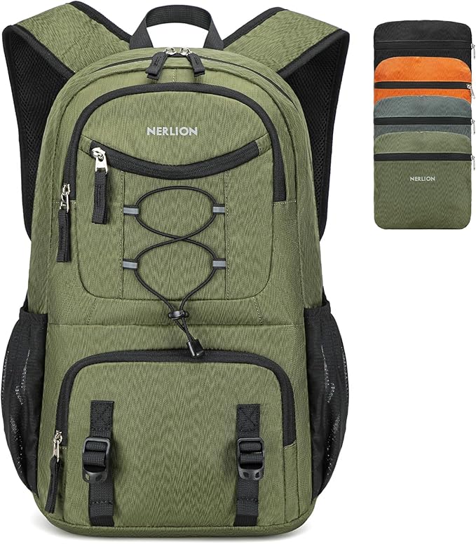 Nerlion Lightweight Foldable 35L Hiking Backpack Travel Backpack by Nerlion