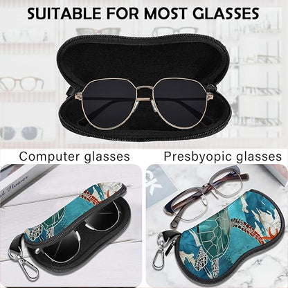 Glasses Case Sunglasses Eyeglass Soft Case Zipper Light Neoprene Pouch - Image 3