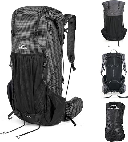 Naturehike 30L Rock 2.0 Upgraded Internal Frame Hiking Backpack by Naturehike