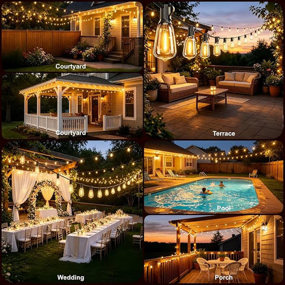150FT Outdoor String Lights - Image 7