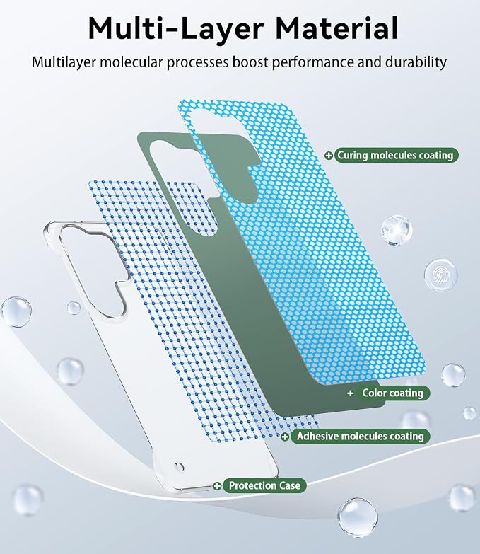 GRECAZO Slim Borderless for Samsung Galaxy S26 Plus Phone Case 6.7" Ultra-Thin - Image 5