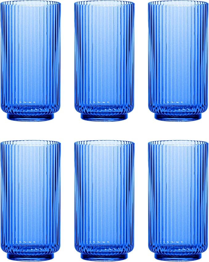 Abode Homewares Mesa 22 oz Durable Acrylic Jumbo Drinking Glasses, by AbodeHomewares-TheDesignDestinationforTabletopDrinkwareKitchenandPet