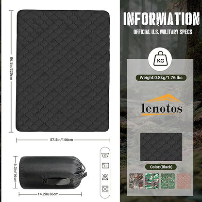 Lenotos Woobie Blanket, Thermal Insulated Military Poncho Liner, Water-Resistant - Image 2