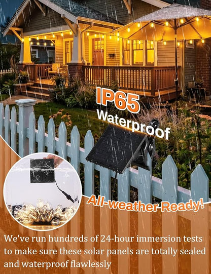 Brightever 36FT Solar String Lights Outdoor Waterproof - Image 5
