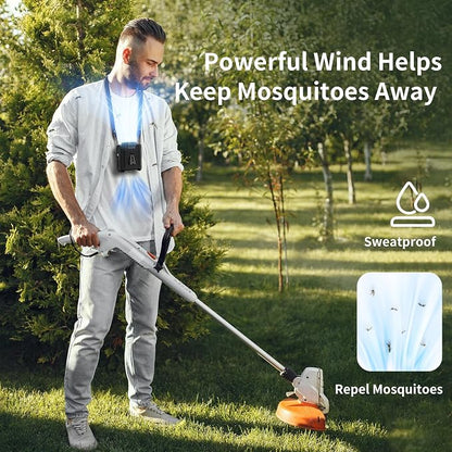 Socool 10000mAh Portable Waist Fan Clip on Wearable Belt Personal Fan - Image 7