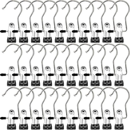 Laundry Hooks Hanging Clips Clothes Pins Closet Hanger Organizer Clamps Socks by MECHEER