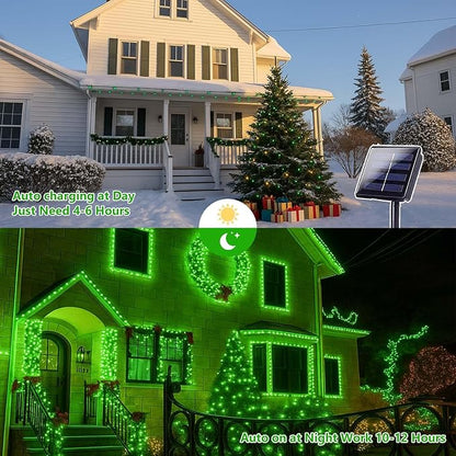 Extra-Long 144FT Solar String Lights - Image 2