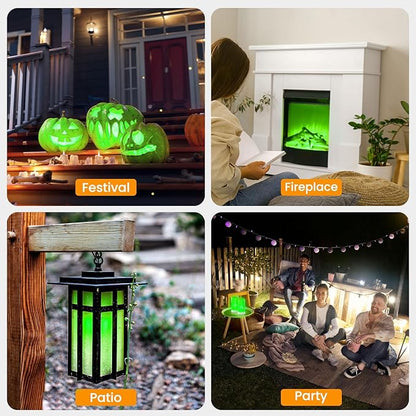 【Upgraded】 LED Flame Lights - Image 2