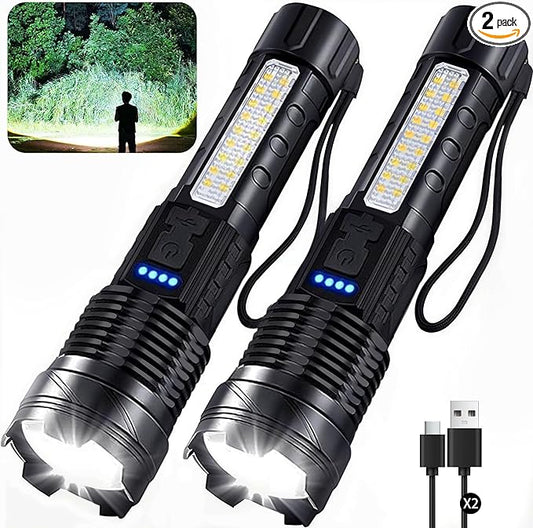 Rechargeable Flashlights High Lumens, 7Mode LED Flashlight Rechargeable by ShineRover