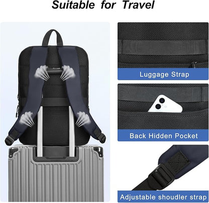 MOSISO Laptop Backpack for Men, Slim Lightweight Compact Computer Backpack for - Image 5