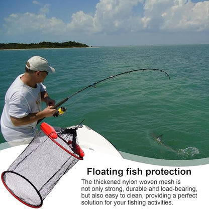 Fish Basket – 25x30cm/25x60cm/25x90cm Nylon, Portable Net Pen, Live Catch - Image 8