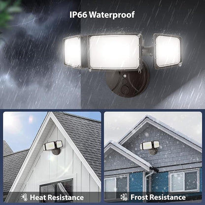 Onforu 100W 11000LM Flood Lights Outdoor, Brightness Security LED Flood Lights - Image 6