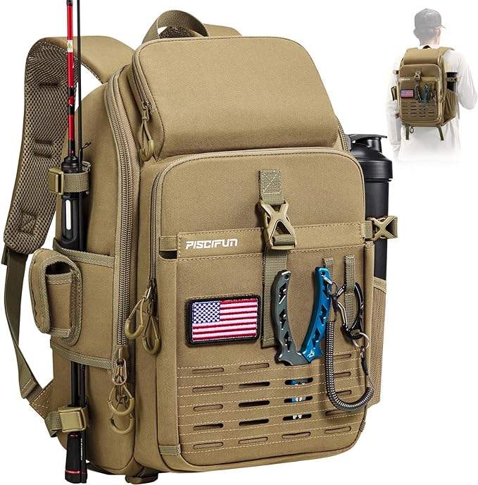 Piscifun Fishing Tackle Backpack by Piscifun