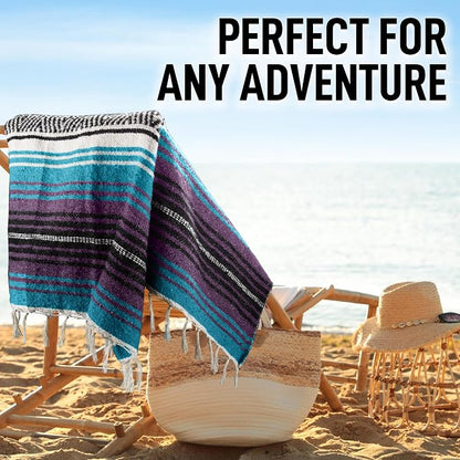 Hydration Nation Authentic Extra Large Mexican Blanket - Image 5