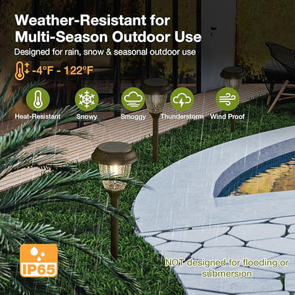 XMCOSY+ Solar Lights Outdoor 10/25 LM LED - Image 4