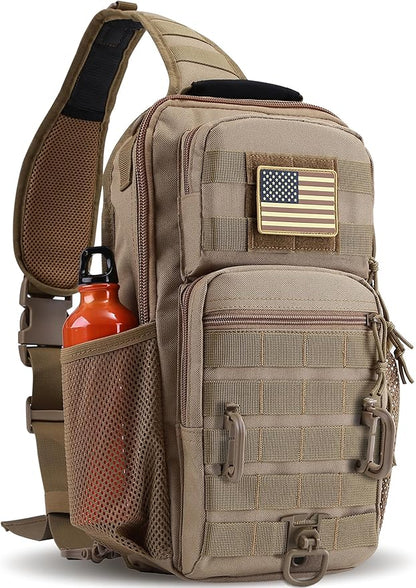 Rover Sling Pack Tactical Shoulder Sling Bag Backpack by HannibalTactical