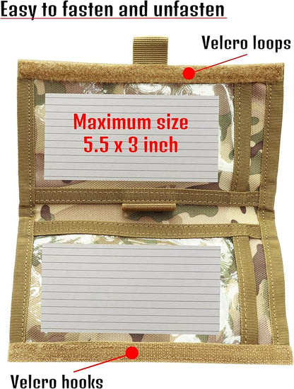 Underalert Tactical Wristband Dope Card Holder Sniper Data Book Quarterback - Image 7