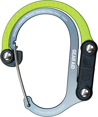 GEAR AID HEROCLIP 360° Swivel Carabiner Gear Clip and Hook by GEARAID