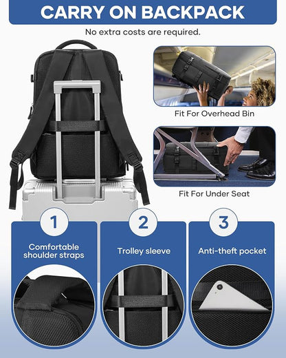 Vacuum Backpack Travel with Pump, Large Travel Backpack with Vacuum System - Image 5