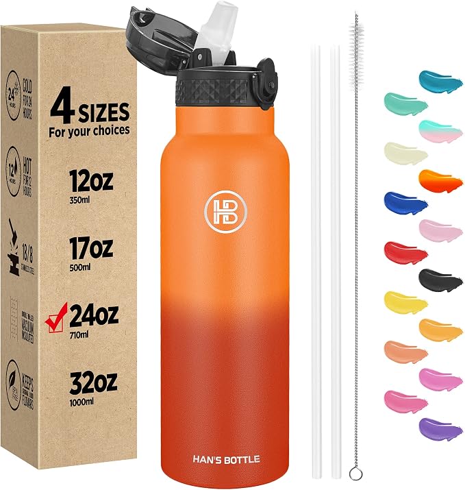 Han's Bottle Sports Water Bottle - 24 Oz by han%27s+bottle