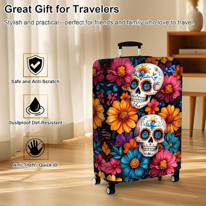 Luggage Cover Protector for 22-24 Inch Suitcases, TSA Approved Elastic Travel - Image 7