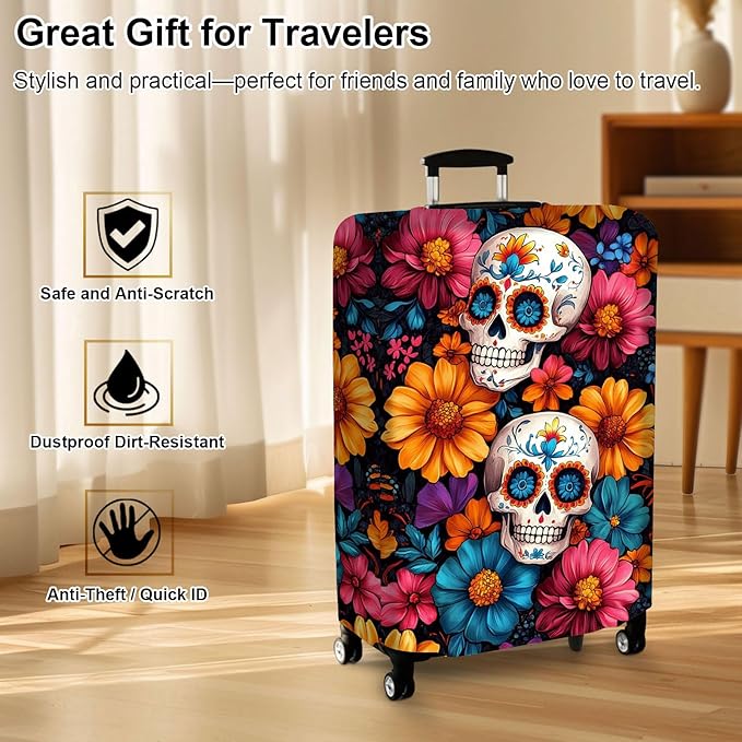 Luggage Cover Protector for 30-32 Inch Suitcases, TSA Approved Elastic Travel - Image 7
