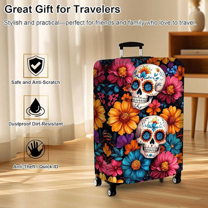 Luggage Cover Protector for 30-32 Inch Suitcases, TSA Approved Elastic Travel - Image 7