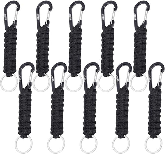 EOTW Paracord Keychain for Men Women Paracord Carabiner Backpack Keychain by EOTW