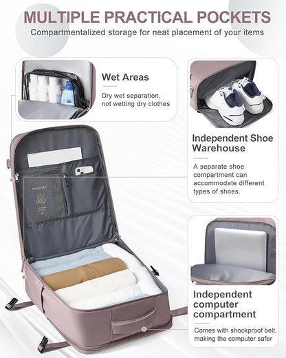coowoz Large Travel Backpack Carry On - Image 4