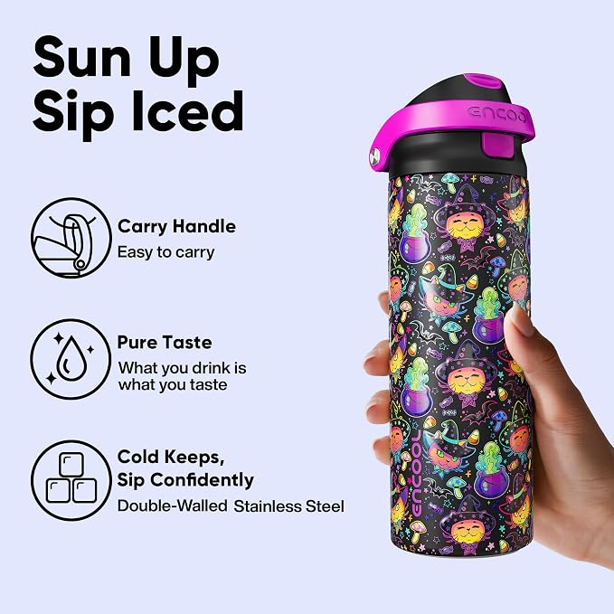 Encool SwiftSip Insulated Stainless Steel Water Bottle - Image 4