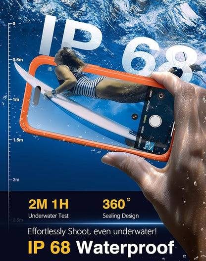 Lanhiem Magnetic for iPhone 17 Pro Max Case Waterproof, Built in Screen - Image 2