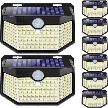 HMCITY 120 LED Outdoor Solar Lights by LightingUpYourLife