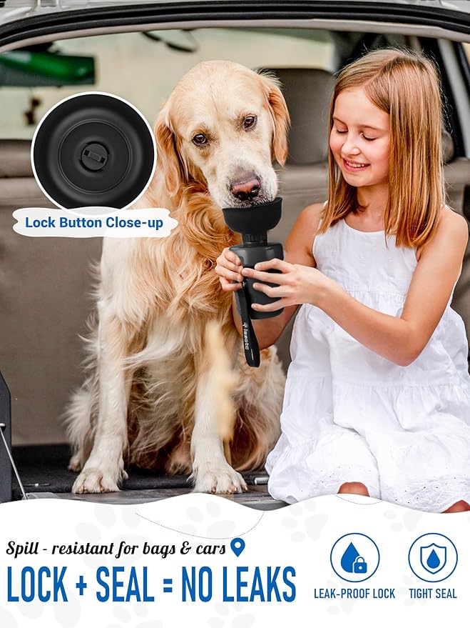 lesotc Dog Water Bottle, Portable Water Dispenser - Image 4
