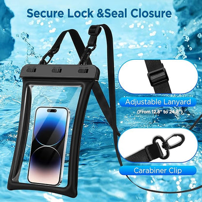 CACOE [Floatable Floating Universal IPX8 Waterproof Phone case 2 Pack-Up to - Image 6