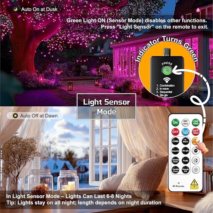 HXWEIYE Rechargeable Fairy Lights - Image 4