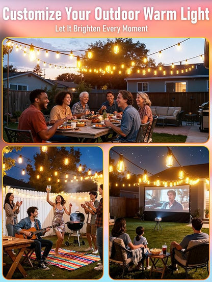 50FT LED Outdoor String Lights - Image 7